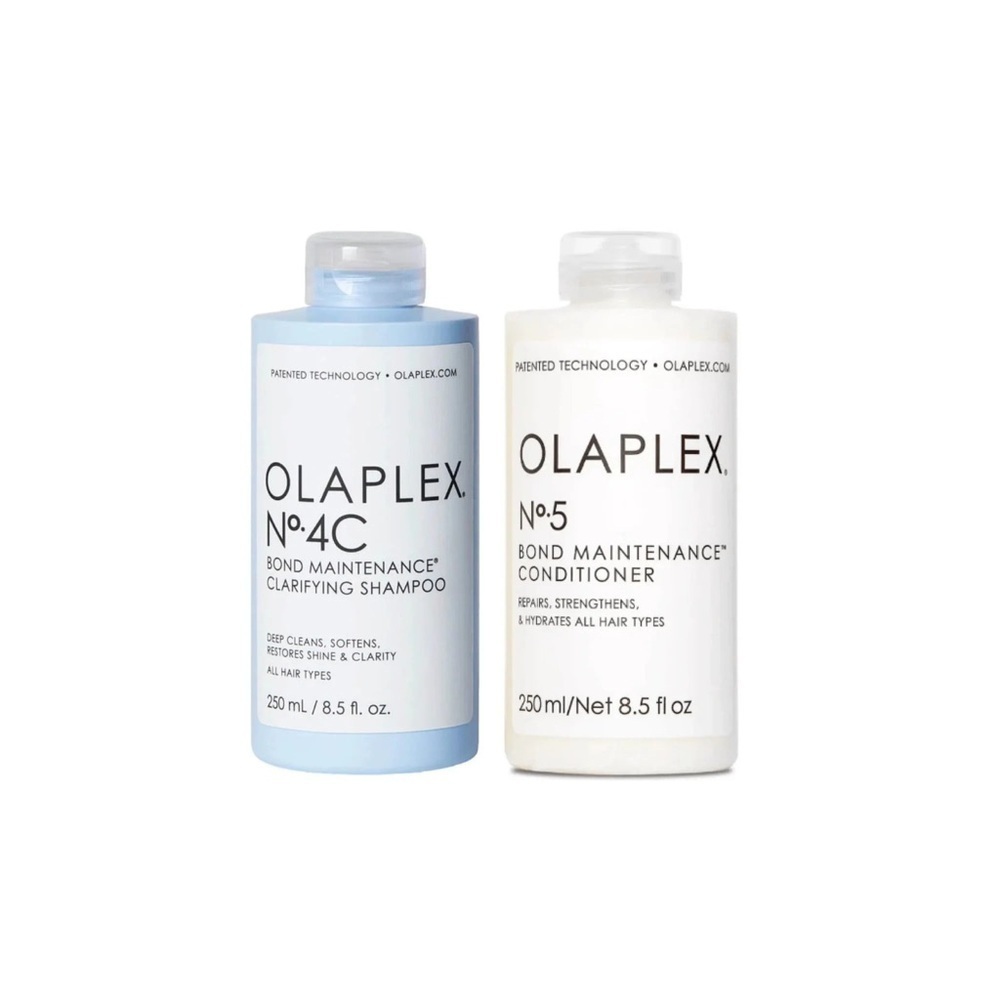 OLAPLEX Nº4C BOND MAINTENANCE CLARIFYING SHAMPOO & Nº5 CONDITIONER
